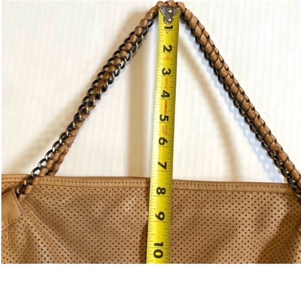 Carla Mancini Bag Tote Perforated Leather Shoulder Bag with pouch - Picture 13 of 16